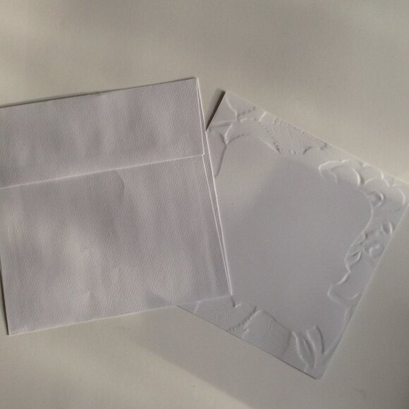 2 Boxes American Crafts Wedding Printable Invitations Green Embossed Stationary - Picture 6 of 8